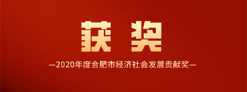 又得一獎！中水三立喜獲2020年度合肥市經(jīng)濟社會發(fā)展貢獻獎