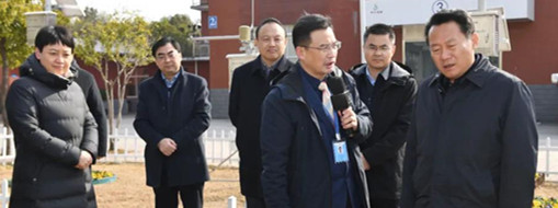 ?省委常委、市委書記虞愛(ài)華蒞臨中水三立調(diào)研指導(dǎo)